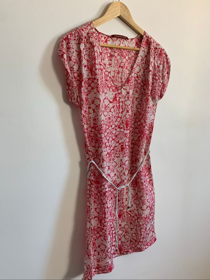 Robe comptoir des cotonniers en soie - vintage - tbe - taille 34 - photo numéro 6