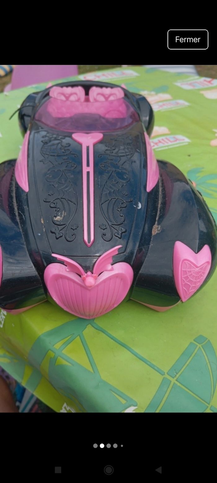 Voiture poupée Monster high j28 - photo numéro 5