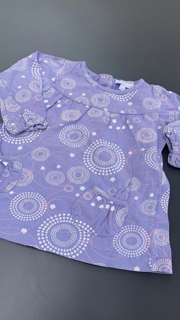 Lot ensemble débardeur haut tunique vêtement 24 mois 2 ans bébé enfant fille - photo numéro 11