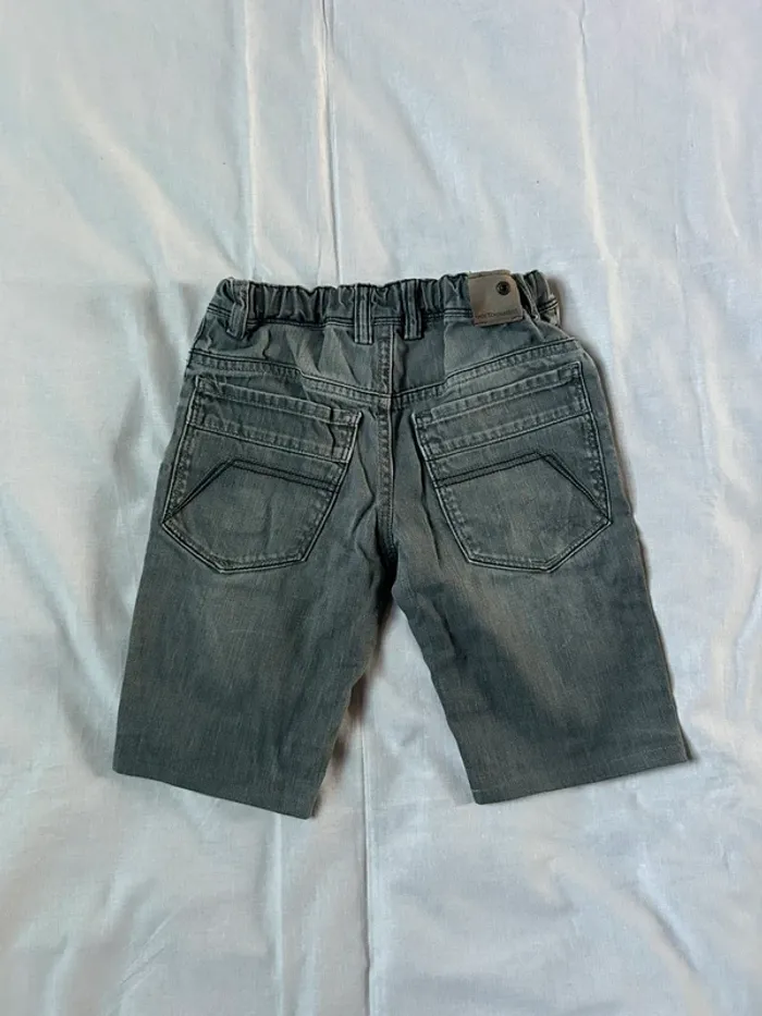 Bermuda jean gris Vertbaudet - photo numéro 2