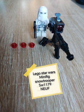 Lego star wars minifig snowtrooper Sw1179 neuf