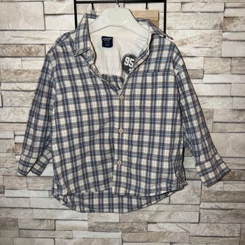 Chemise garçon manches longues à carreaux - T4ans - Oshkosh