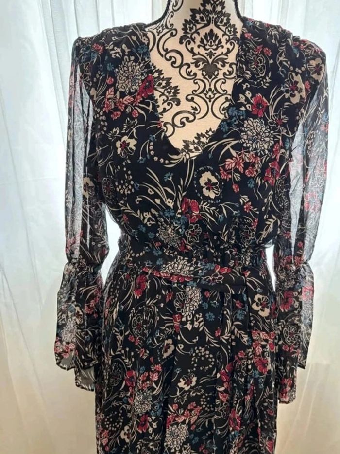 Robe d'été longue motif floral 38 - photo numéro 3
