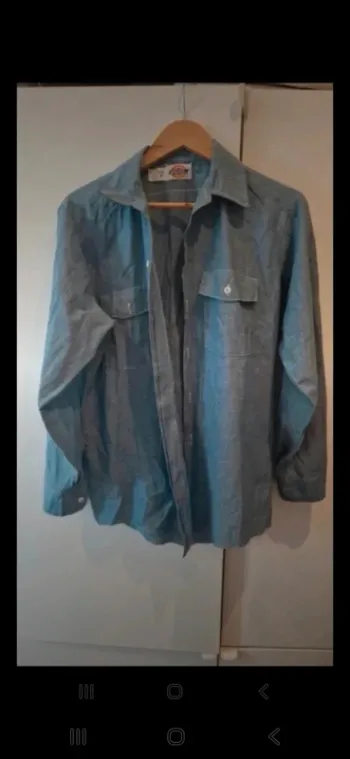 Belle Chemise femme  taille m dickies bleu bon etat