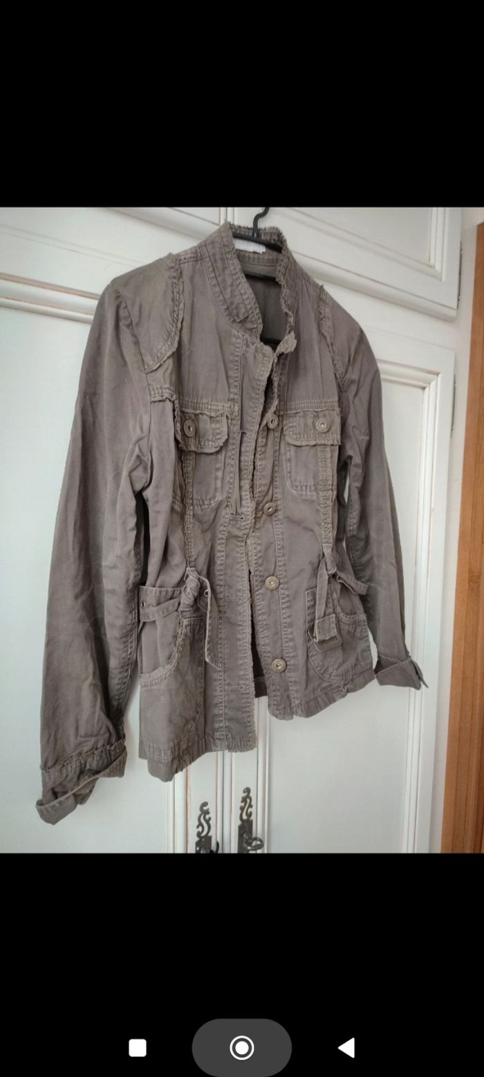 Veste marron chocolat - photo numéro 2