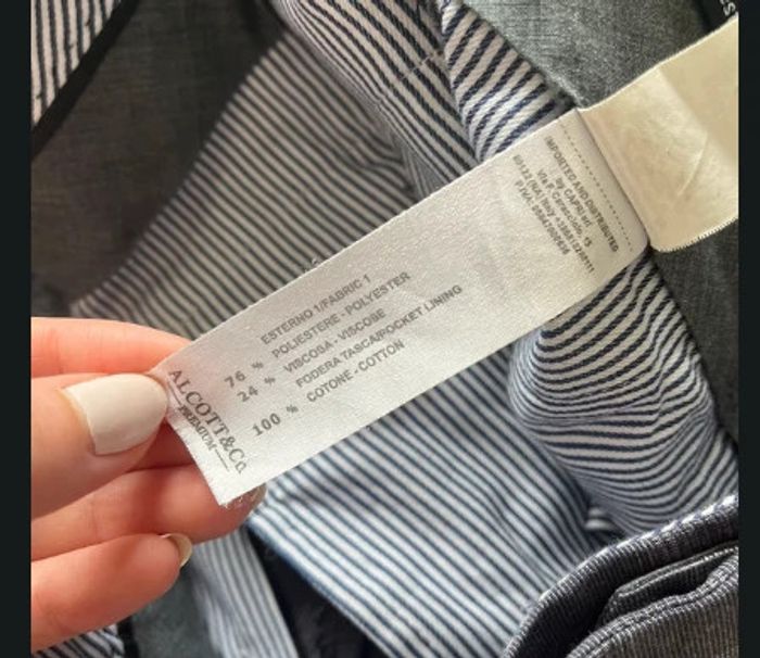 Pantalon chino de la marque Alcott Taille 50 italienne - photo numéro 4