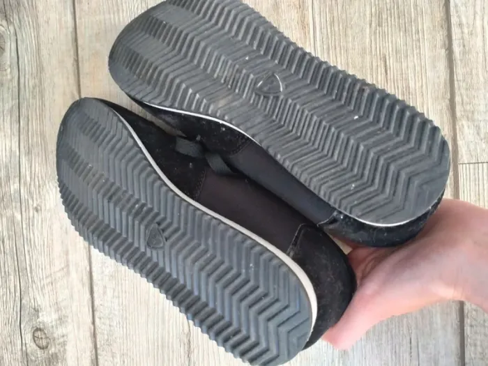 Baskets femme, chaussures noires avec strass pointure )40 - photo numéro 6