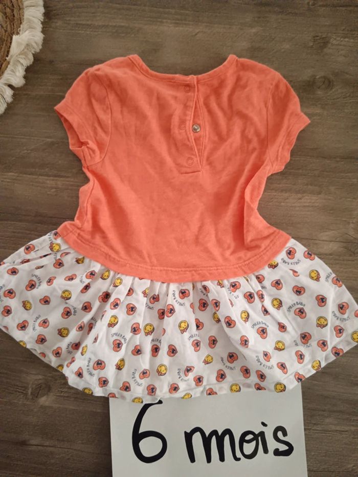 🌞 robe été 6 mois smiley Baby très Bon état général - photo numéro 4