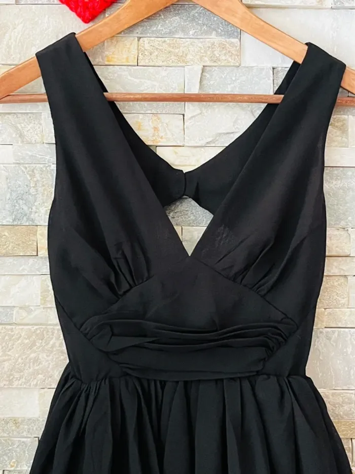 Robe noire neuve chic et élégante femme blanco - photo numéro 2