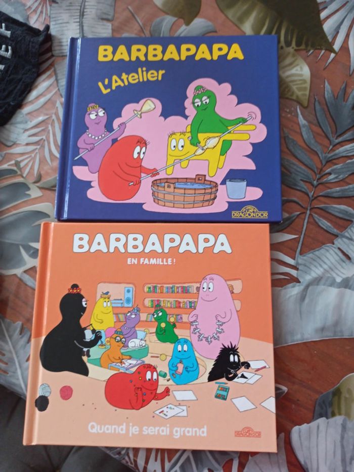 Lot de 2 livres barbapapa