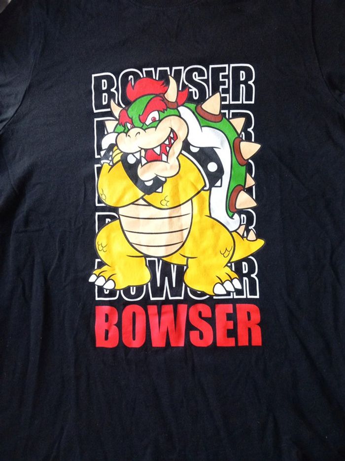 Tshirt bowser mario - photo numéro 2