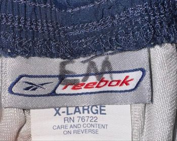 Jogging coupe-vent Reebok bleu marine 💙 taille L – pantalon sport / streetwear