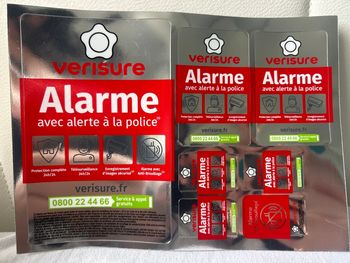 Étiquette verisure 