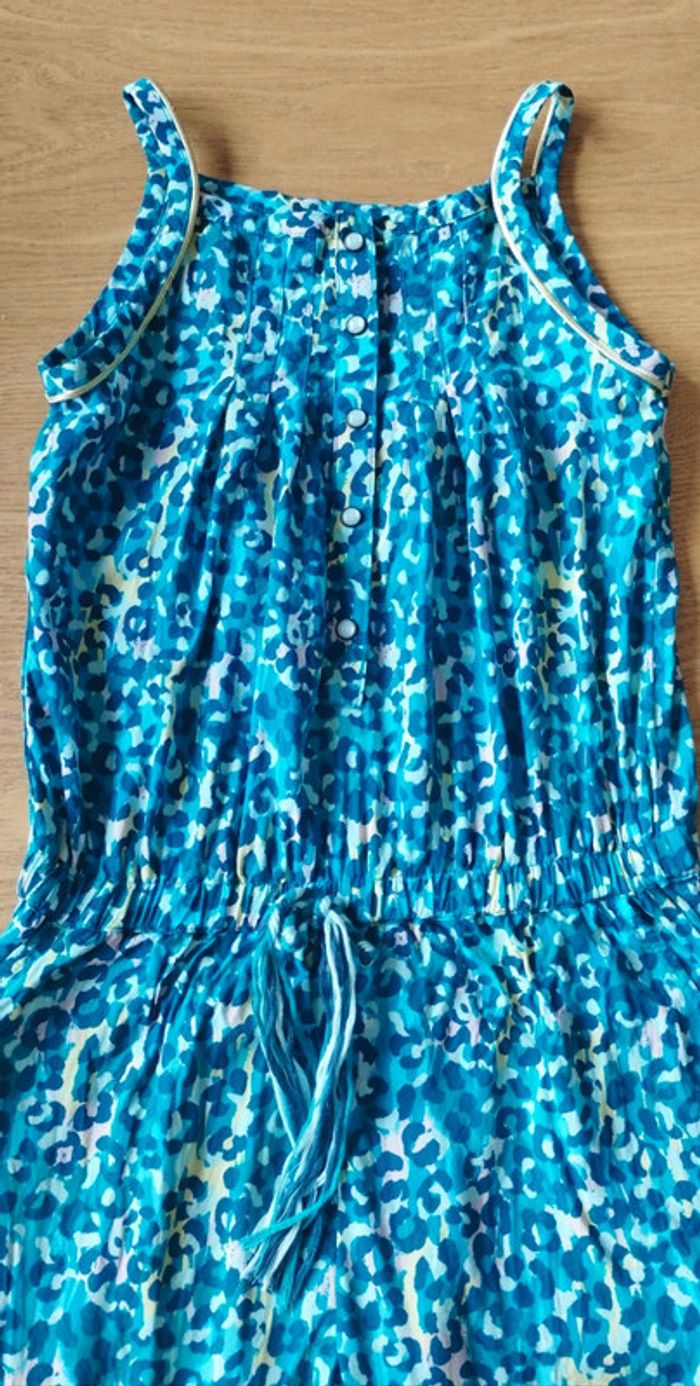 Combinaison fines bretelles fille bleu turquoise taille 6 ans Catimini - photo numéro 2
