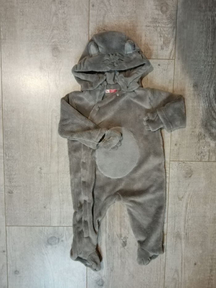 Combinaison chat polaire taille 12 mois, DPAM