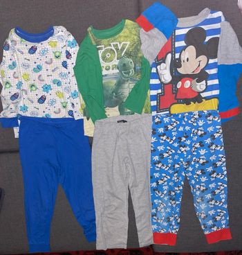 Lot 3 Pyjamas légers longues manches