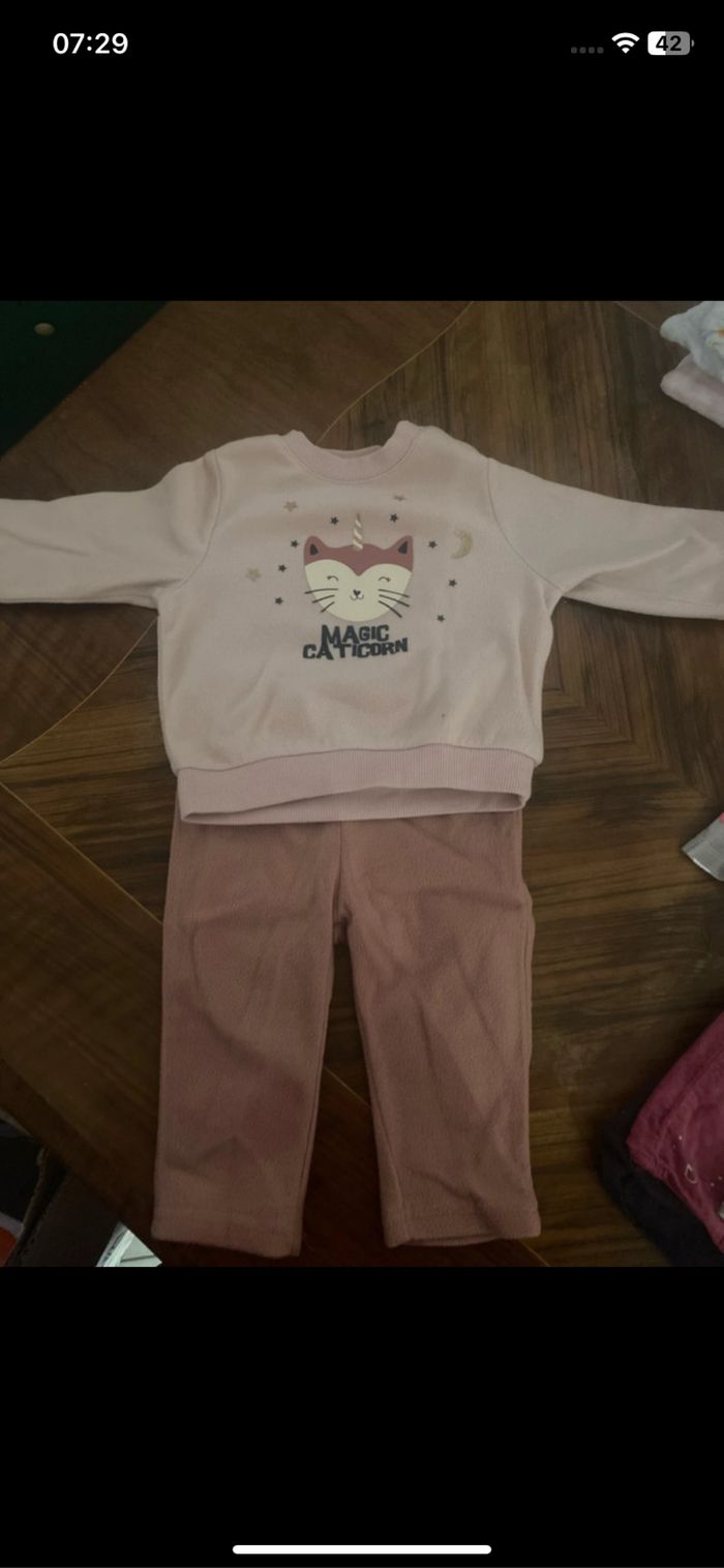 Lot pyjamas 12 mois hiver