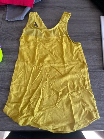 Débardeur jaune etam