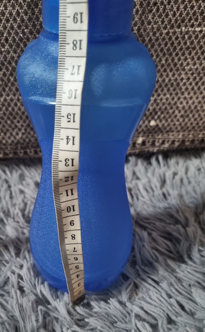 Gourde bleu avec bouchon - photo numéro 5