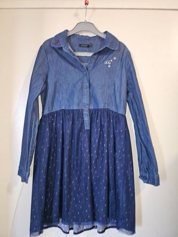 Robe en jean et voile IKKS 8 ans