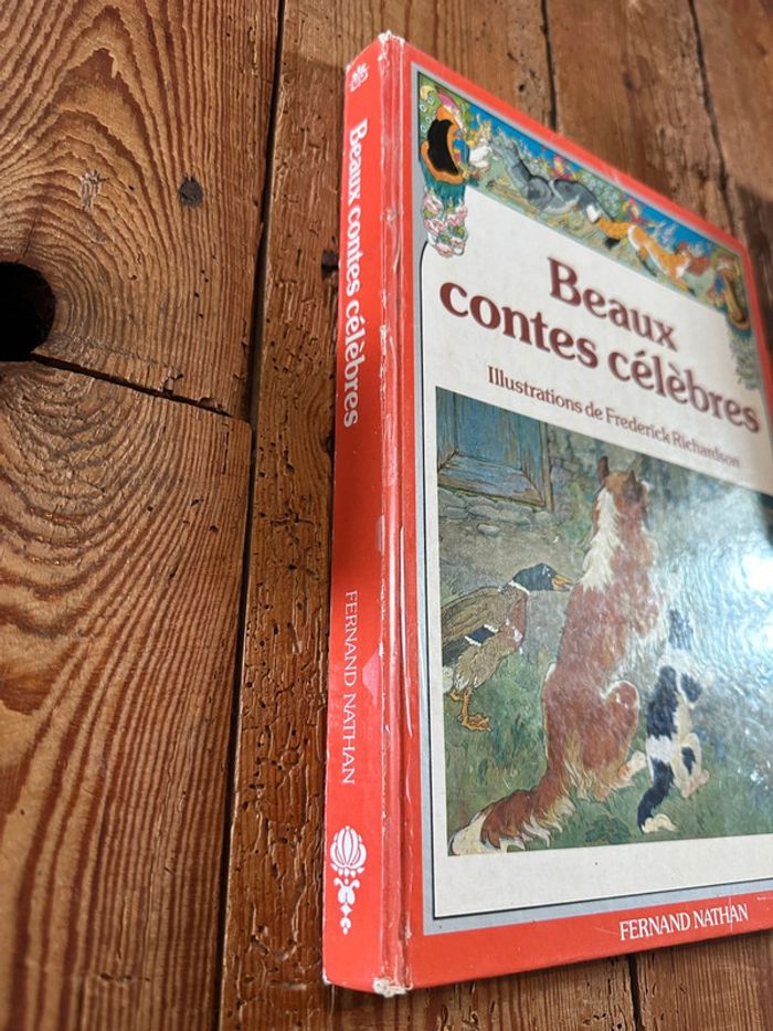 Grand livre album ancien Beaux contes célèbres Frederick Richardson Fernand Nathan vintage - photo numéro 11