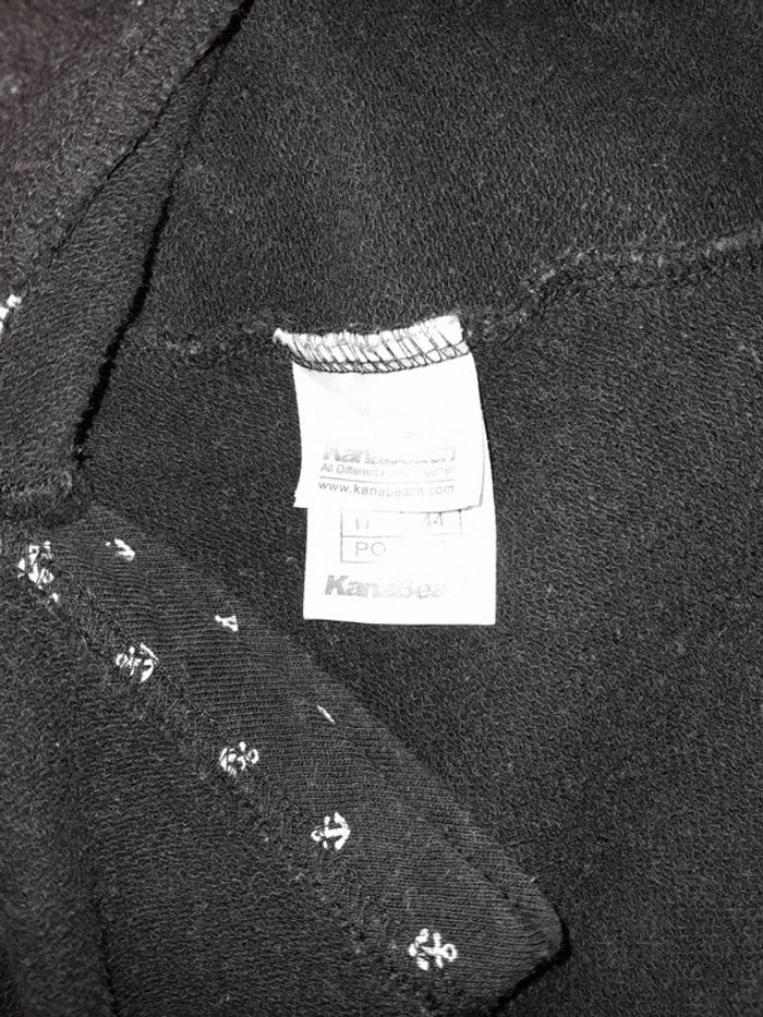 Poncho capuche kanabeach taille 40 vintage - photo numéro 5