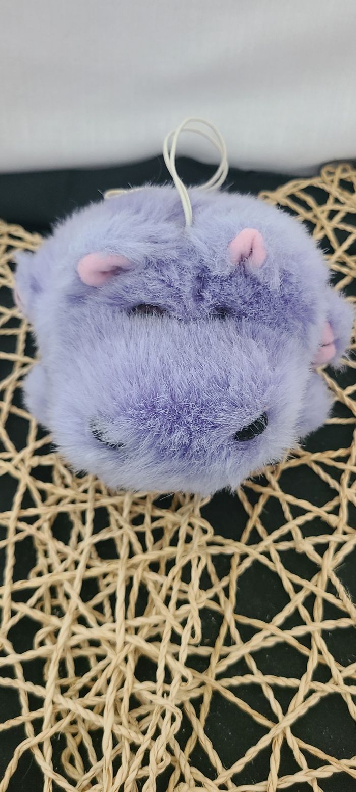 Peluche Swibco Puffkins violet hippopotame Henrietta peluche jouet vintage 1994