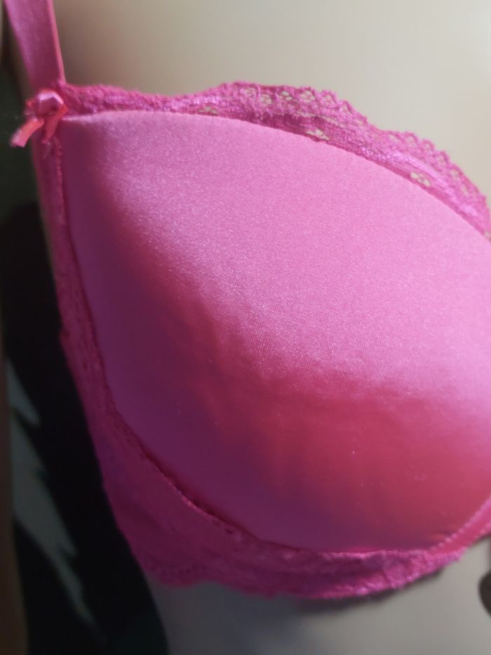Ensemble soutien-gorge et string rose fluo - photo numéro 5