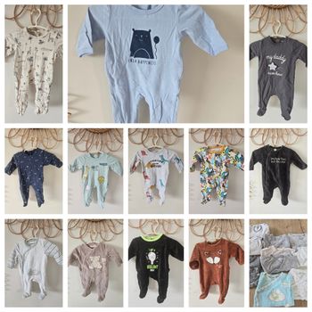 Lot de pyjamas 1 mois 