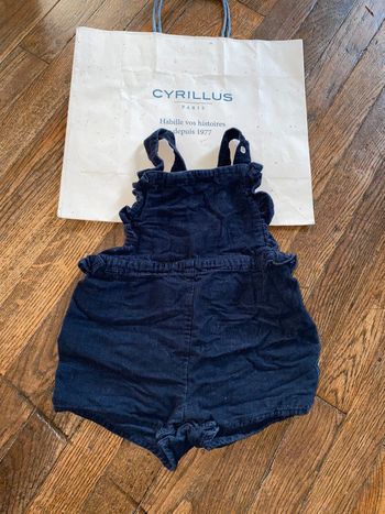 salopette velour cyrillus 24 mois