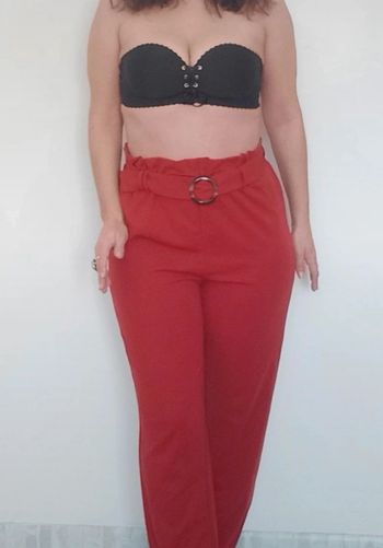 Pantalon carotte casualchic rouille taille 38