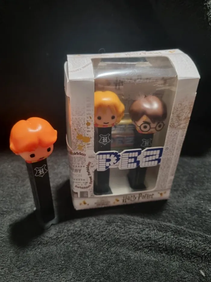 Figurine Harry Potter, Hermione Granger Et Ron Weasley, Pez