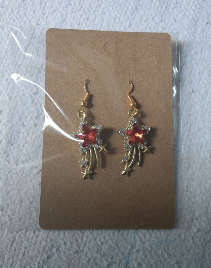 Boucles d'oreilles en alliage de zinc