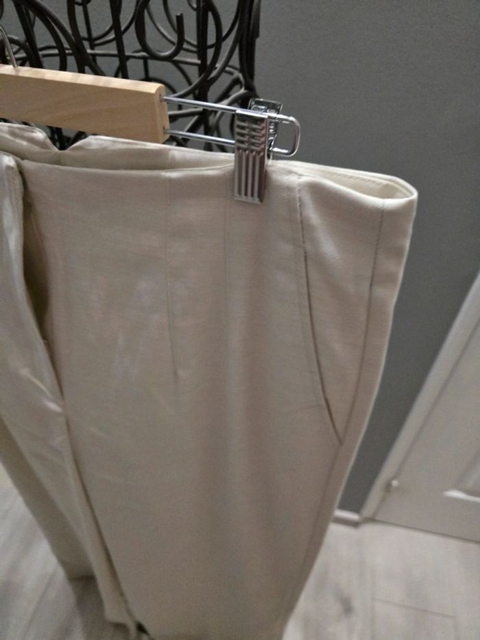 Pantalon beige Zara - photo numéro 4