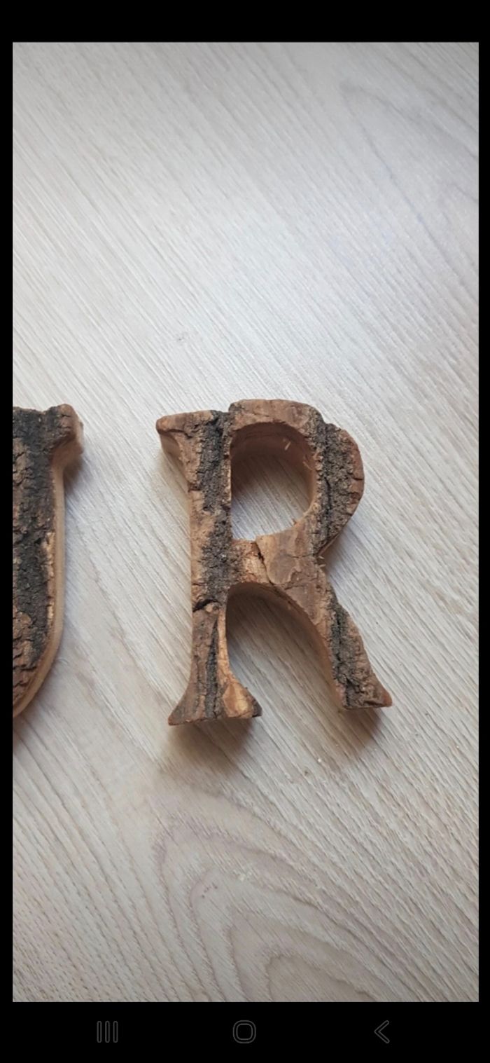 Lettre en bois - photo numéro 7