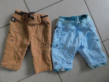 Lot 2 pantalons 3 mois sergent major