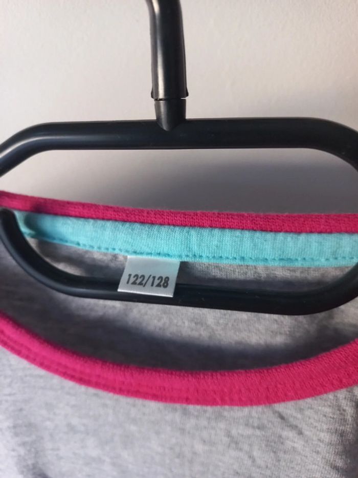 Pyjama pantalon rose/gris - photo numéro 4