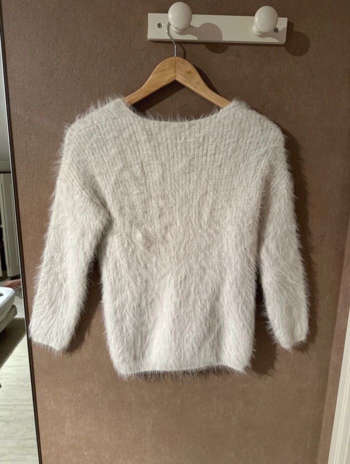 Pull blanc - photo numéro 2