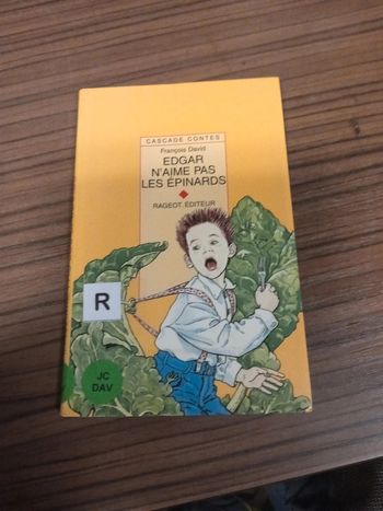 Cascade contes : Edgar n'aime pas les épinards