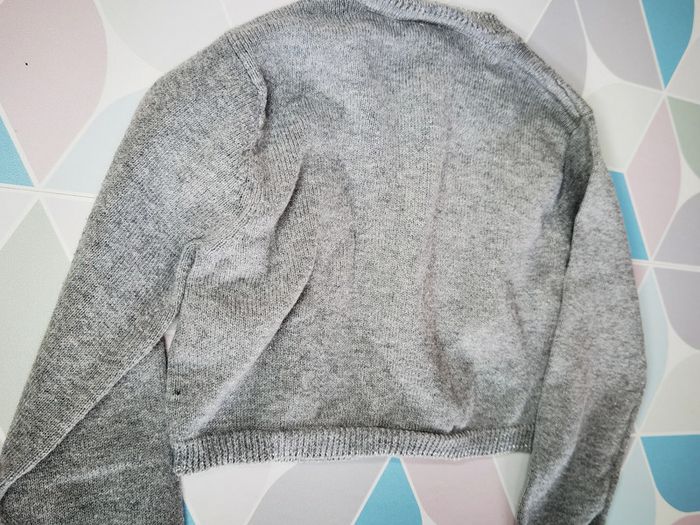 D3053 - gilet court fille 12 mois - photo numéro 2