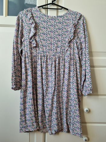 Robe manches longues à fleurs 10 ans Gémo