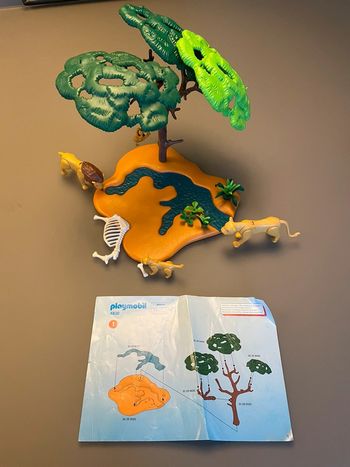 Playmobil plan d’eau lion 4830