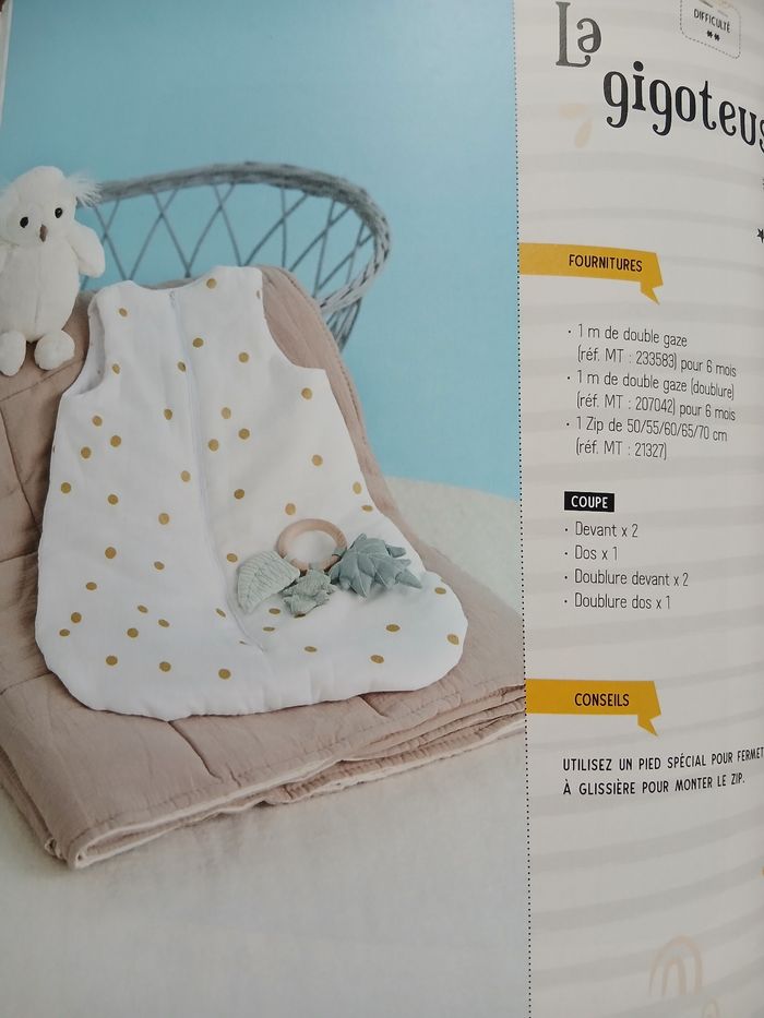 Neuf: Livre "18 créations à coudre pour bébé" - photo numéro 7