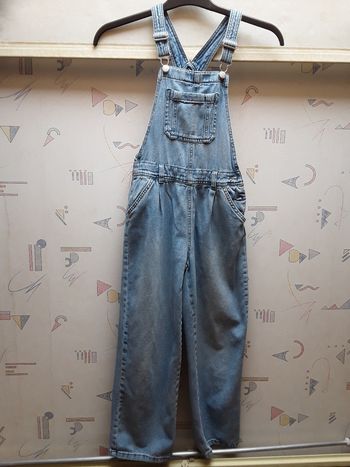 Salopette jean fille bleue 12ans