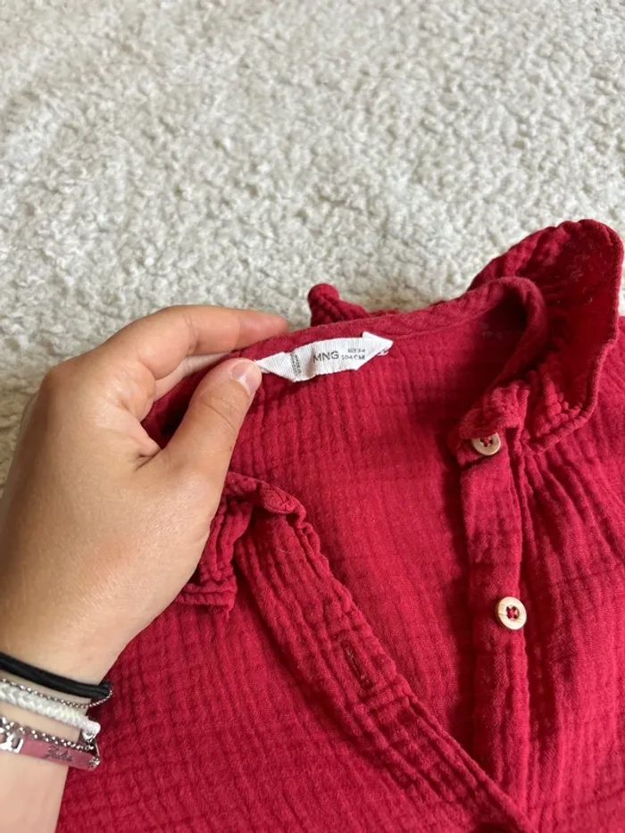 Chemise rouge - photo numéro 2