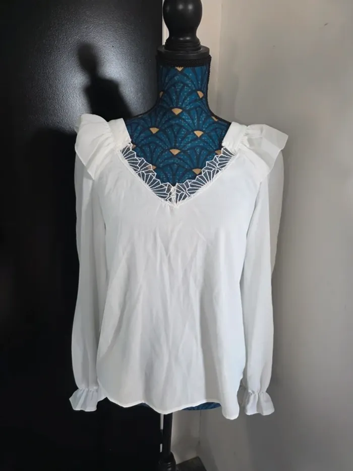 Blouse blanche shein femme