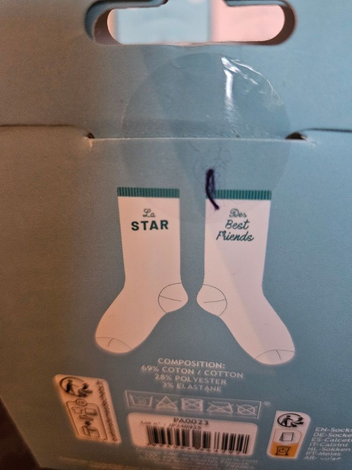 Coffret cadeau chaussette Les chaussette pour la star des best friends - photo numéro 3