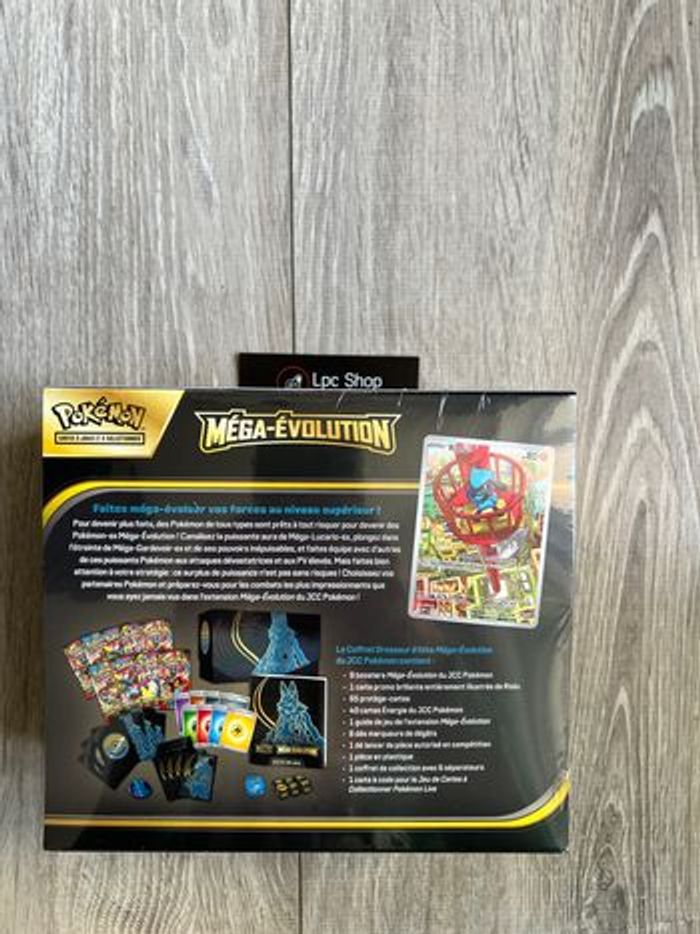 POKÉMON COFFRET ETB ME01 - MEGA ÉVOLUTION - LUCARIO - FR - NEUF & SCELLÉ - photo numéro 3