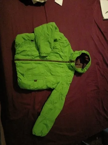 Manteau vert quechua 10 ans