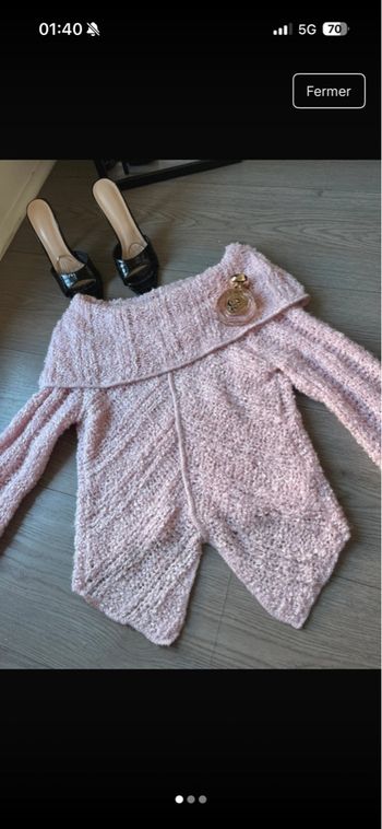 Pull épaule dénude 